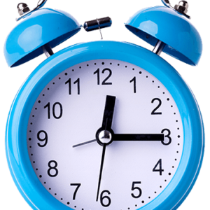 Blue Alarm Clock